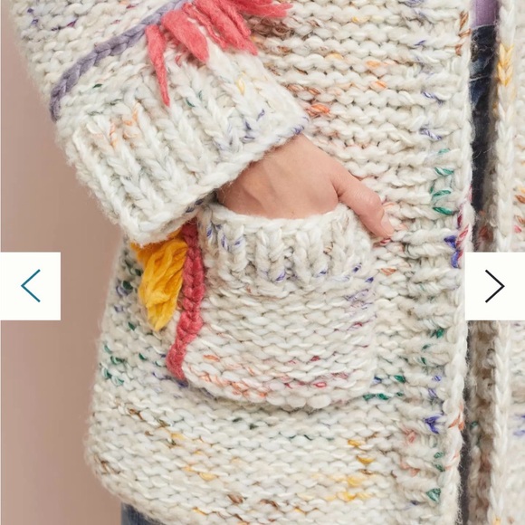 Anthropologie Arietta Fringed Cardigan - Picture 7 of 9